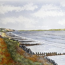 Amroth looking towards The Castle