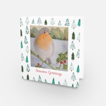 Robin Christmas Card