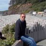 Peter Weston relaxing in Amroth